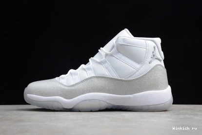 11 WHITE METALLIC SILVER - JORDAN RETRO 0719